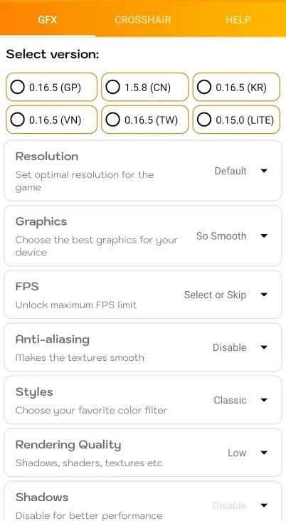 ƽӢ׼Ļ޸app(GFX Tools Pro)v3.9 ׿