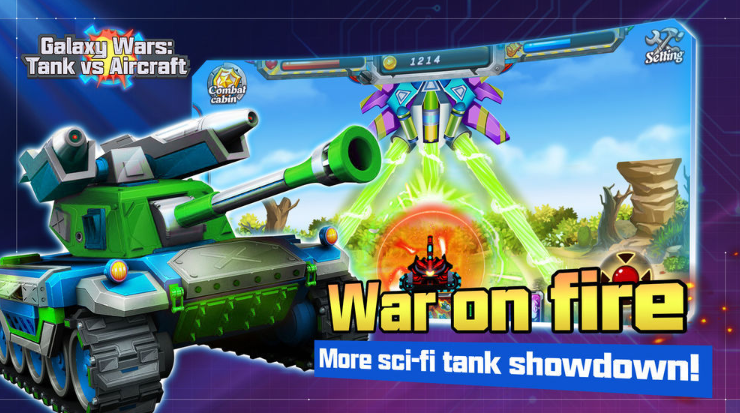 ս̹VSɻ(Galaxy Wars: Tank vs Aircraft)