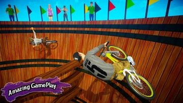 好死的自行车特技(Well of death bicycle stunt)v1.1 安卓版