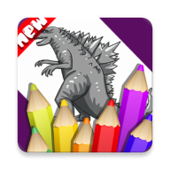 涂色哥斯拉（Coloring Godzilla and Dinosaur）v1.1.4 安卓版