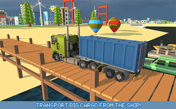 像素卡车城市运输(Blocky Truck Urban Transport)v2.6 安卓版