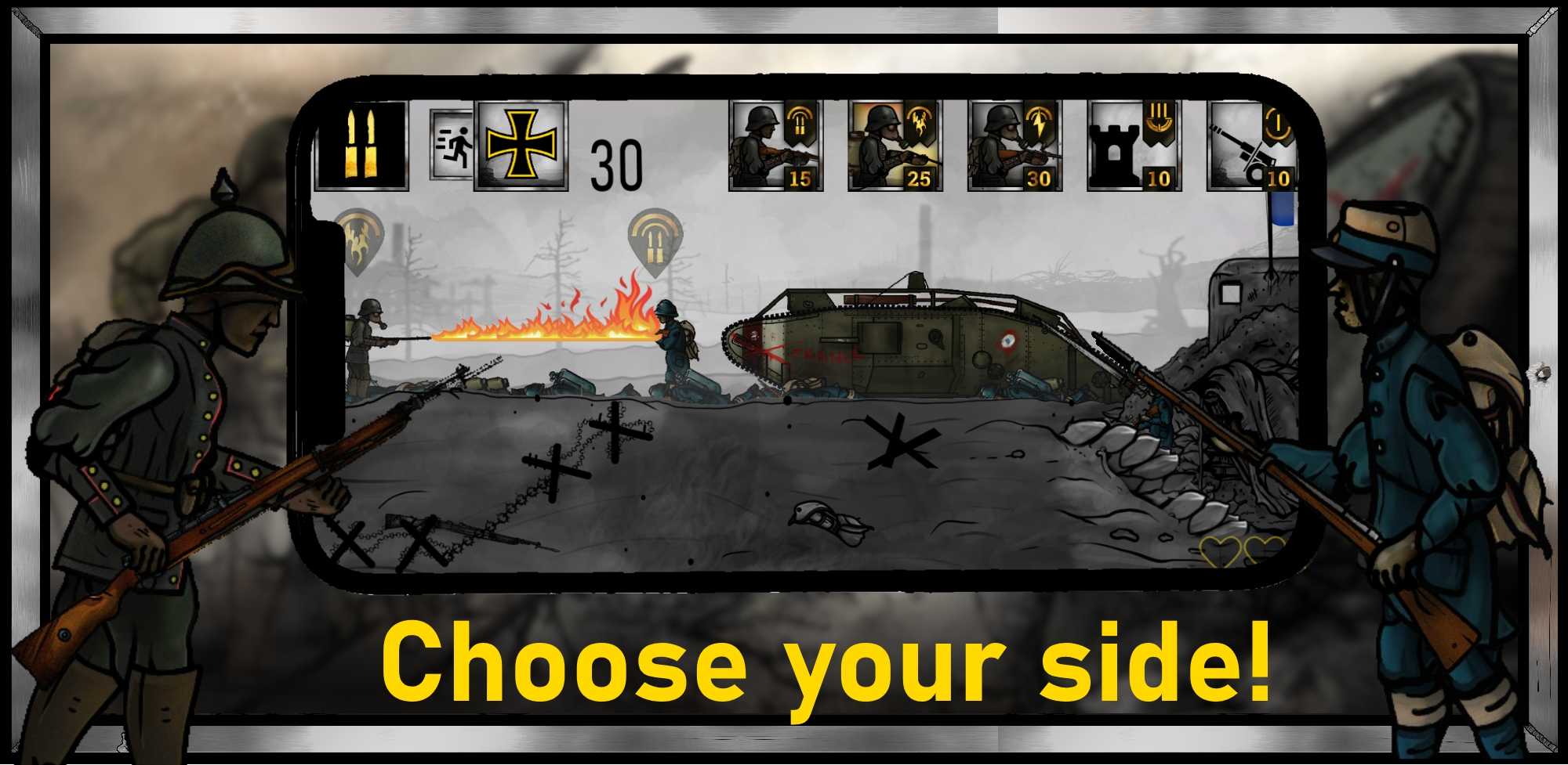 ߵĺڰѰ(Dark on the Western Front)v4.1.0 ׿