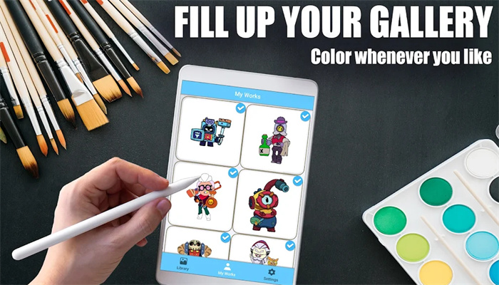 Ź֮ɫ(Coloring for Brawl Stars)v1.0 ׿