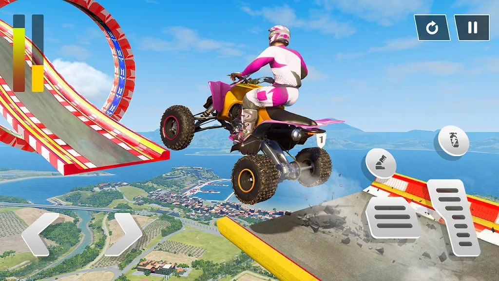 全地形车四轮飞车(Flying ATV Crash: Quad Stunts)v1.0 安卓版