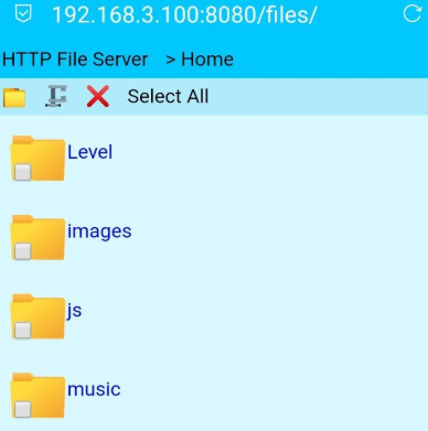 HTTP File Server app