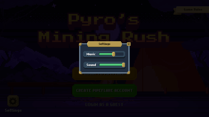 (Pyro Mining Rush)