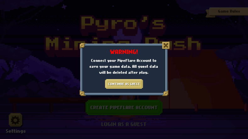 (Pyro Mining Rush)