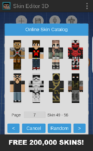 ҵƤֻ(Skin Editor 3D)v6.0 ׿