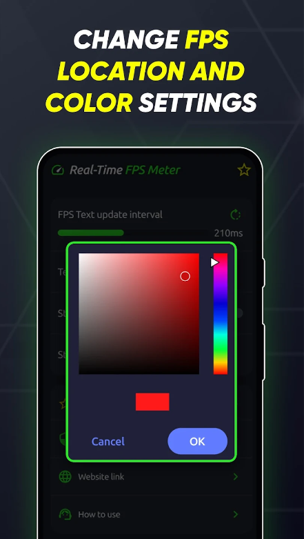 手机帧率显示器app(FPS Meter)v1.0.1 最新版