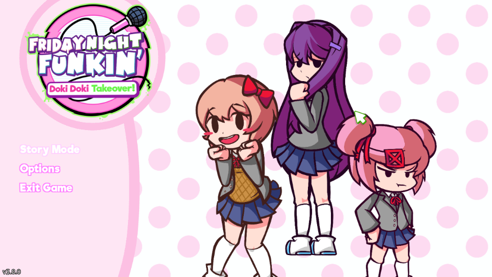 FNF Doki Takeover(Friday Night Funkin)