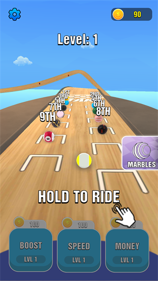 弹珠赛跑3DMarbles Run 3D